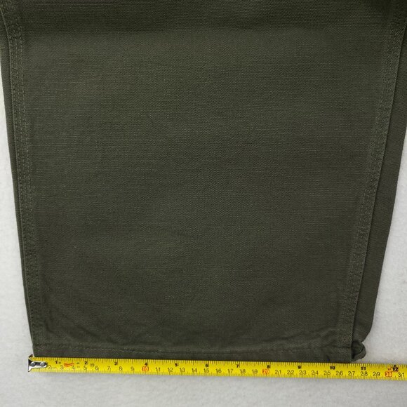 Carhartt Vintage Washed Duck Work Dungaree Carpenter Pants "50x30" Real 49x30 NW - Picture 9 of 14